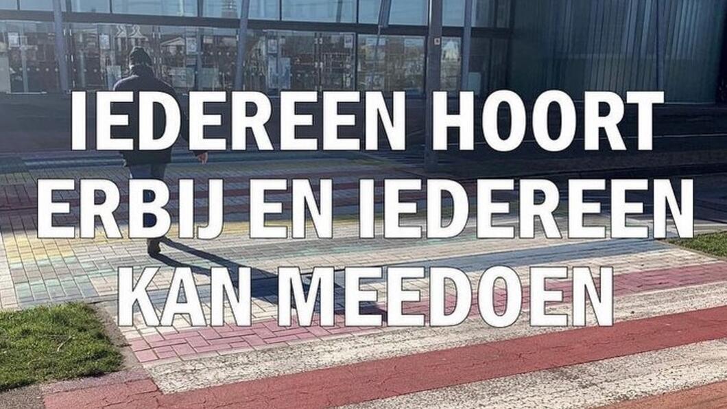 Iedereen hoort erbij en iedereen kan meedoen